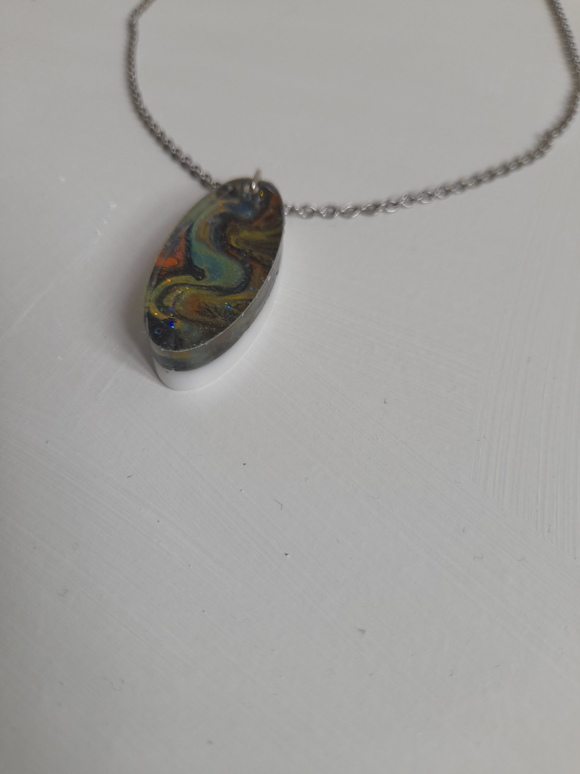 Gold Glitter Pendant