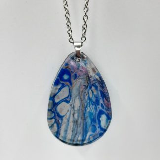 Blue Tear Pendant