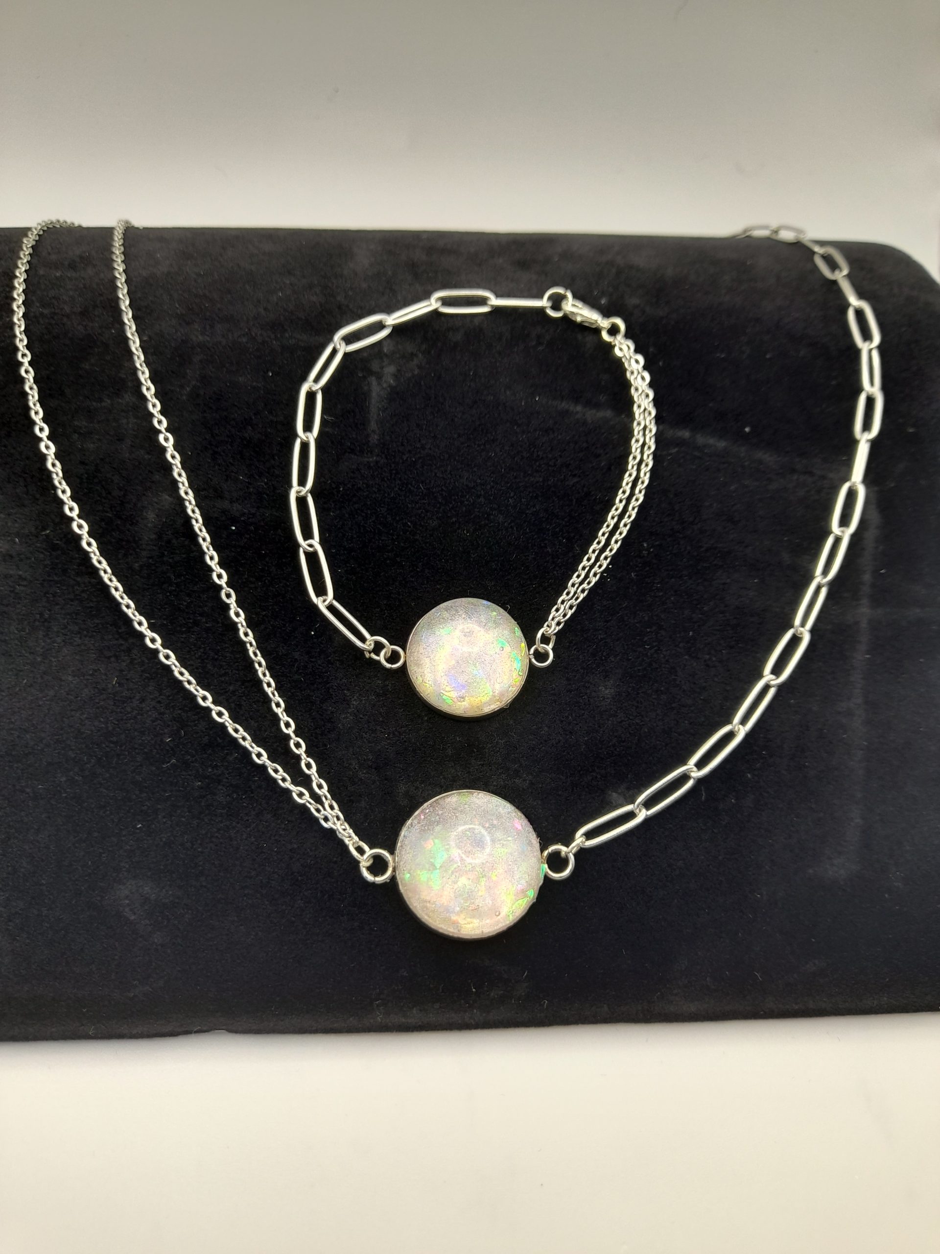 Necklace & Bracelet Dome Set - Image 2