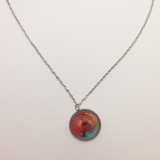 Rainbow Swirl Pendant