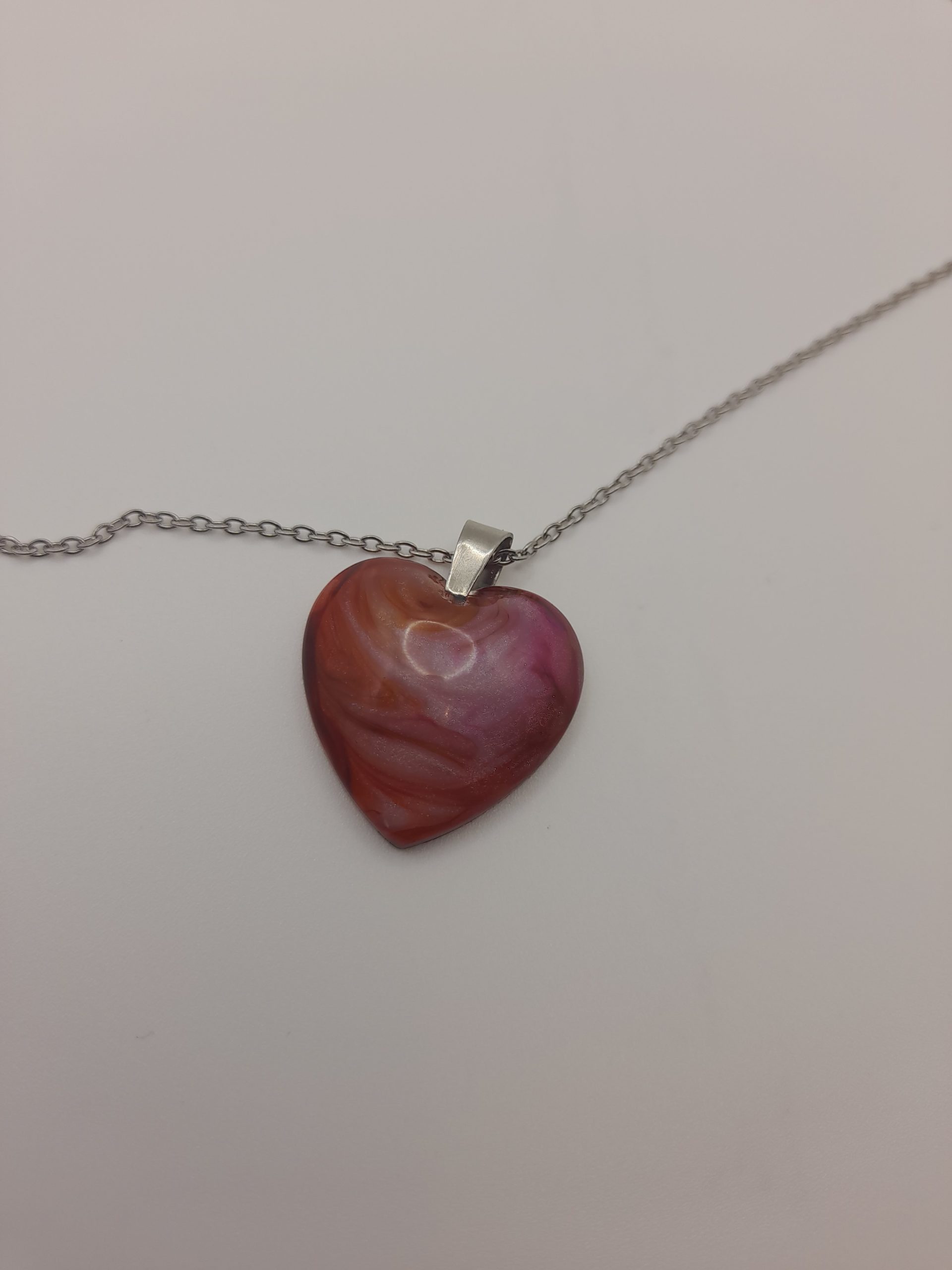 Blush Glow Heart Pendant - Image 4