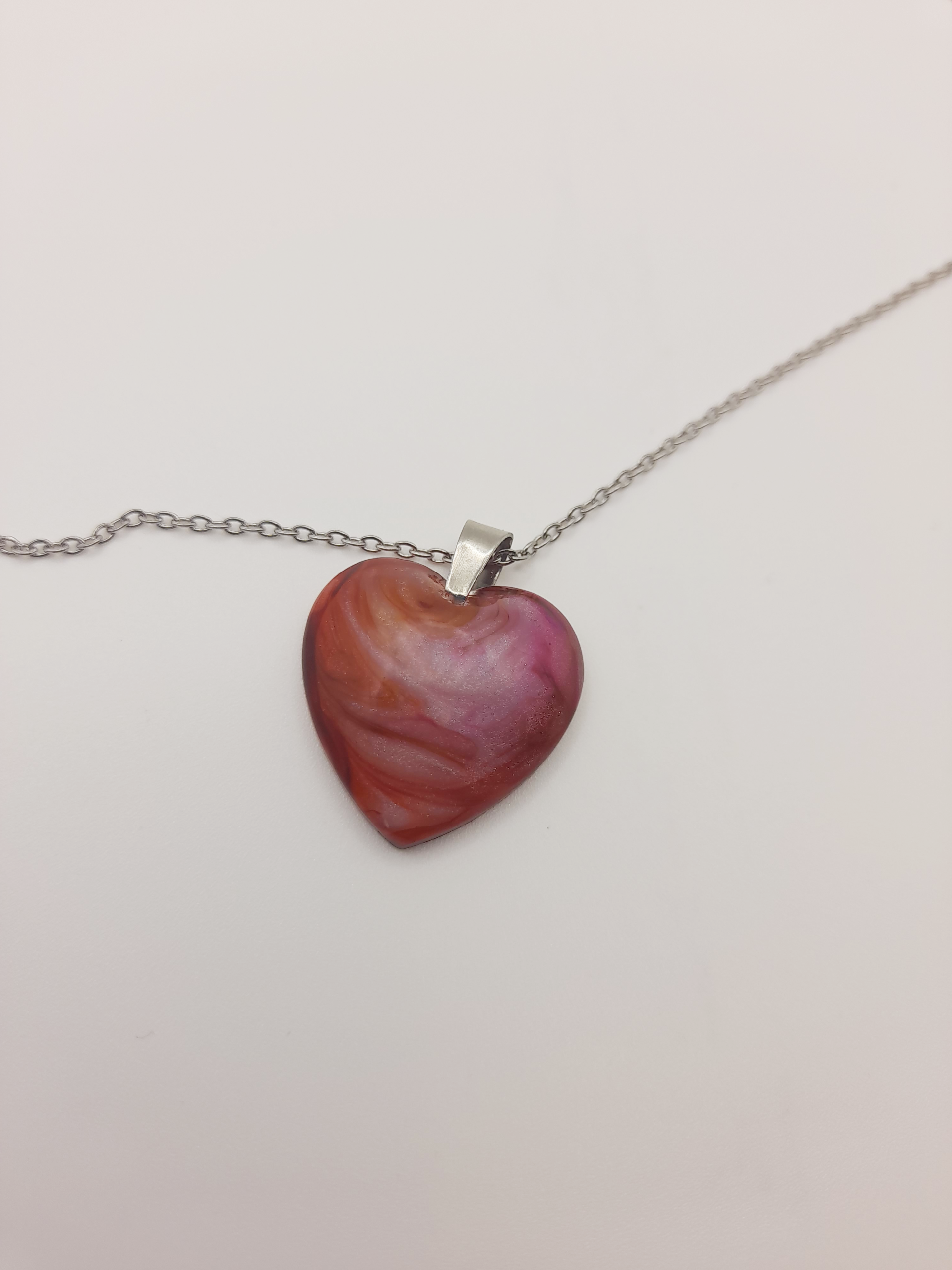 Blush Glow Heart Pendant